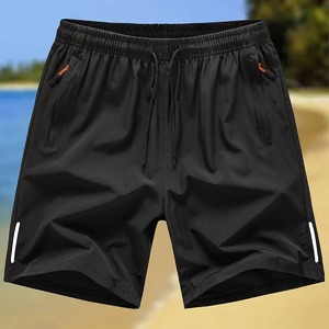 กางเกงขาสั้นผู้ชายห้าส่วนกางเกงออกกำลังกายผ้าไอซ์ซิลค์แบบลำลองแห้งเร็วระบายอากาศได้ดีสำหรับฤดูร้อน - Product Image 3