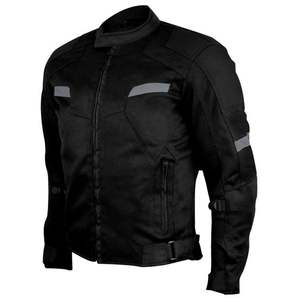 Chaqueta de cuero motorista de invierno para hombre personalizada con tejido de poliéster guata estampada con logotipo personalizado - Product Image 5