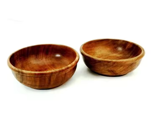 Ensaladera de Madera para Aperitivos, Plato para Mezclar, Tamaño Personalizado, Estilo Bonito y Duradero, para Fiestas y Bodas, Hecho en India - Product Image 4
