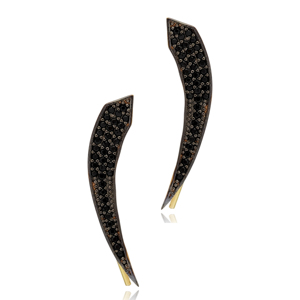 Light Black Zircon Stone Turkish Wholesale Handcrafted 925 Silver <b>Earrings</b> for Women Jewelry - Product Image 4