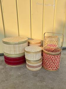 Boîte cadeau en bambou tissée à la main, panier cadeau en bambou de haute qualité, boîte de rangement souvenir fabriquée par KingCraftViet - Product Image 2