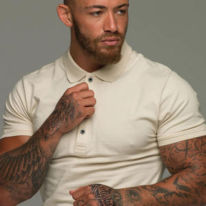 Alta calidad Premium gótico arena hombres para camisas algodón Spandex transpirable secado rápido sólido moda elegante Casual gimnasio desgaste - Product Image 5