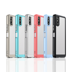 เคสป้องกันสีสันสดใสสไตล์ใหม่เคสใสเคสโทรศัพท์ TPU แบบนิ่มสำหรับ Sony Xperia 1 5 10 VI - Product Image 2