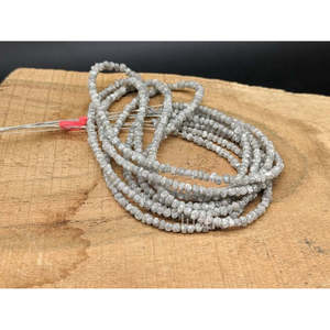Perles de diamants bruts naturels gris blanc AAA+ non taillés pour la fabrication de bijoux, cadeau d'anniversaire - Product Image 3