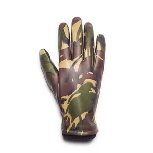 Gants d'hiver en cuir véritable pour hommes sur mesure Style imprimé écran tactile Compatible pour la scène de ski décontractée directe du Pakistan - Product Image 2