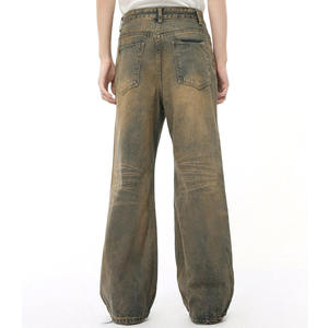 Pantalones Vaqueros Negros Holgados para Hombre, Diseño Nuevo, Corte Original, Estilo Baggy, Pantalones de Patinaje Polar para Chicos - Product Image 4