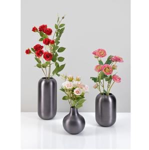 แจกันดอกไม้โลหะเงาชุดแจกันดอกไม้3ชิ้นสำหรับตกแต่งโต๊ะในห้องนั่งเล่นบ้าน - Product Image 1