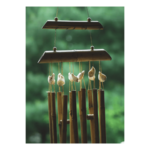 Carillons éoliens en bambou, matériau en bois de bambou de qualité supérieure, adapté à la décoration intérieure et aux applications de suspension sur patio, en provenance du Vietnam - Product Image 5