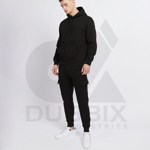 Ensemble de survêtement à capuche à manches longues pour hommes pour la course et le sport, survêtement personnalisé de haute qualité pour hommes, vente en gros - Product Image 1