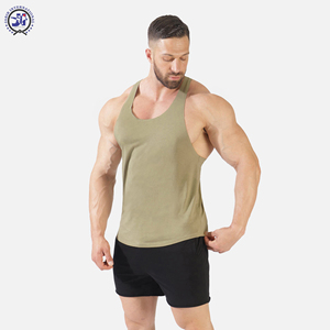 Vente en gros 2024 débardeur de fitness décontracté pour hommes OEM respirant tricoté Singlet ample sans manches conception pour les vêtements de boxe sportive - Product Image 3