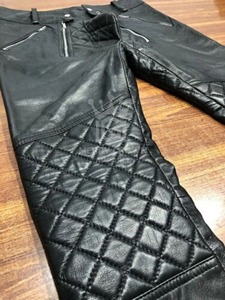 Pantalon droit pour homme en cuir véritable de haute qualité, taille mi-haute, en toile légère, tailles et couleurs personnalisables – Meilleures ventes - Product Image 4
