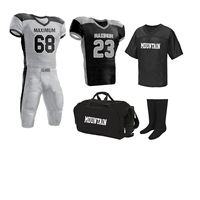 Maillot d'entraînement de football américain réversible, respirant, anti-humidité, anti-bactérien, à manches courtes, imprimé par sublimation