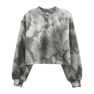 Nueva moda de Primavera de alta calidad, Top corto informal para mujer, algodón transpirable, fibra de bambú, cuello de doble capa, manga corta, cuello redondo - Product Image 1