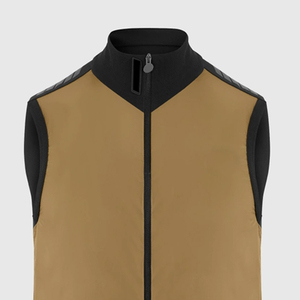 Chaleco Softshell ligero con cuello levantado y cierre de cremallera para hombre, resistente al viento e impermeable para ciclismo de carretera, correr y senderismo - Product Image 4