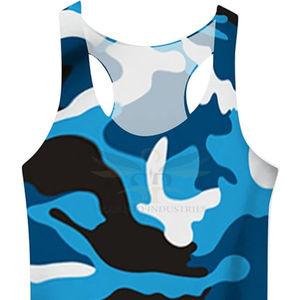 OEM Men's Gym <b>Vest</b> | Athletic Sleeveless Muscle Tank Top | Custom Logo Design Solid Tank Top for Men with Gym Sports Wholesale - Product Image 4