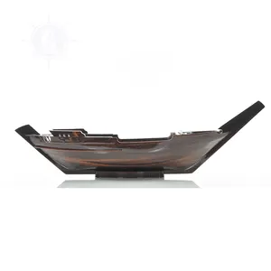 Wooden Ship Model High Quality Display Case For - Dhow Boat Sushi Tray - Handmade restaurant facitlities | sample available