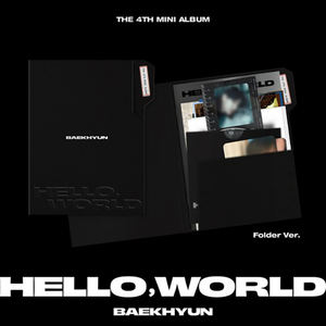 EXO BAEKHYUN - [HELLO WORLD] 4º MINI ÁLBUM (Versión FOLDER) Álbum de KPOP Más Vendido en Corea - Product Image 3