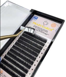 Extensiones de Pestañas Sintéticas J Curl Hechas a Mano, Producto Vegano de Primera Calidad, 7mm - Product Image 1