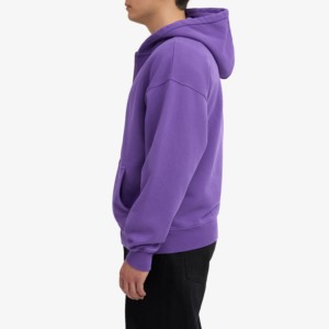 Venta al por mayor de sudaderas con capucha impresas con logotipo personalizado 100% algodón cuello redondo con cremallera en blanco liso Unisex sudaderas con capucha de gran tamaño para hombres - Product Image 3