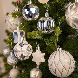 Adorno colgante para árbol de Navidad, bolas de Navidad, Navidad grande al aire libre para decoración de bodas - Product Image 3