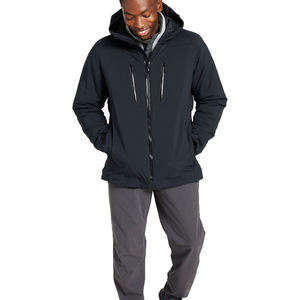 Chaqueta impermeable de invierno para hombre, chaqueta cortavientos con capucha para senderismo de montaña al aire libre, impermeable de talla grande, abrigos Parka para hombre - Product Image 3