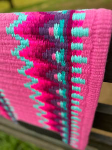 Couverture de selle Western Show Horse Design néo-zélandais Couverture de selle en laine faite à la main Top Tapis de selle en laine Taille - Product Image 3