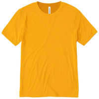 T-shirt CVC en jersey 60% coton peigné filé à l'anneau 40% polyester /32 fils simples 145g/4.3oz Coupe ajustée Col rond Homme Logo personnalisé