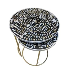 Nouvelle MOP Table Café Abordable Maison De Luxe Hôtel Nacre De Nidification Tables Basses Disponibles Prix De Gros de l'Inde - Product Image 3