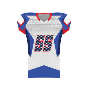 Conjunto de uniformes de fútbol americano de Color sólido de alta calidad, conjunto de uniformes de fútbol americano de poliéster 100% - Product Image 2