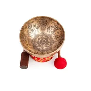 최신 컬렉션 노래 그릇 불교 디자인 높은 소리와 요가 명상 서명 그릇 최고의 평화 마음 영혼