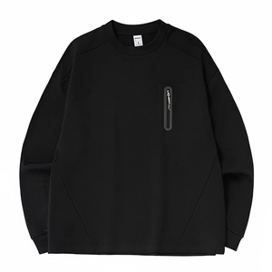 380g Loose Fit Otoño Sudadera Hombres Sudaderas Casual Pullover - Product Image 3