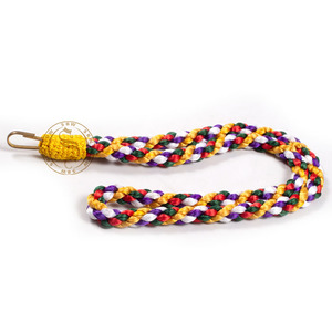 Cordón de silbato de uniforme trenzado granate, cordón de hombro, cordón de cuerda personalizable para uniformes y accesorios ceremoniales - Product Image 2