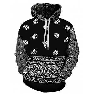 Pull à capuche pour homme, mode d'hiver, imprimé en 3D, 100% coton, imperméable, haut décontracté - Product Image 1