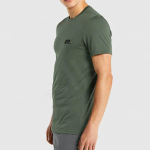Venta caliente Camiseta de gimnasio para hombres Estilo deportivo de alta calidad Precio al por mayor directo de fábrica 260 gramos Peso de tela Venta en línea - Product Image 4