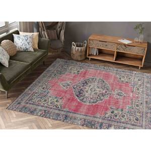 Alfombra Roja Estilo Turco: Diseño Marroquí Antideslizante, Fácil de Limpiar, Alfombra Suave No Tejida - Product Image 3