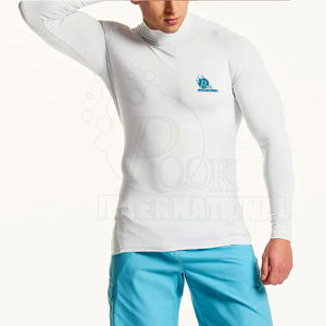 เสื้อรัดรูปสำหรับผู้ชายรุ่นล่าสุด สไตล์สปอร์ตแวร์ น้ำหนักเบา แห้งเร็ว ผลิตจากผ้าสแปนเด็กซ์/โพลีเอสเตอร์ คุณภาพสูง ขายส่ง - Product Image 3