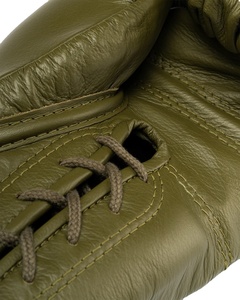 Gants de boxe Fly personnalisés OEM, gants d'entraînement de combat, meilleure qualité, cuir véritable, vert olive, gants de boxe Fly CP-BG-84 - Product Image 4