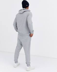 ชุดวอร์มผ้าฝ้าย100% สำหรับผู้ชายกางเกงมีฮู้ดและกางเกงวิ่งทำจากผ้าฝ้ายปักตามสั่งชุดวอร์ม2ชิ้นสำหรับใส่ได้ทั้งชายและหญิง - Product Image 5