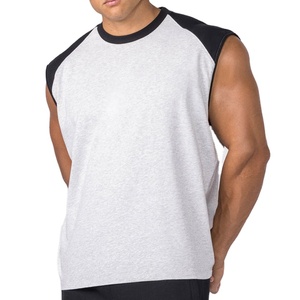 Camiseta Deportiva Personalizada con Diseño de Panel, Ropa Deportiva para Hombre, 100% Algodón, Camiseta de Yoga sin Mangas, Ropa Deportiva Lisa para Verano - Product Image 5