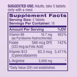 Großhandel L-Arginin Supplement Männer gesundheits ergänzung Unterstützung der erektilen Funktion Steigert die vaskuläre Gesundheit L-Arginin Tabletten - Product Image 3