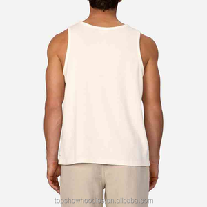 Camiseta Deportiva Personalizada OEM para Fisicoculturismo, Fitness, Musculación, Camiseta sin Mangas, 100% Algodón, para Correr, para Hombre - Product Image 2