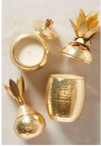 Nouvel arrivage de pot à bougie en fer à fleurs avec couvercle en cire pot à cire en laiton vases à roseau votif boîte luxueuse en fer - Product Image 2