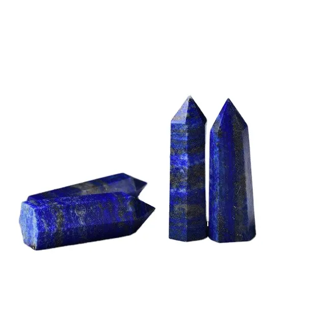 Baguettes en cristal Lapis Lazuli en vrac-Vente en gros Baguettes Lapis Lazuli pour la guérison et l'équilibre