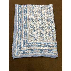 Designer Coverlet Made in Indian Hand Block Print Cotton Luxury Queen <b>Size</b> Rajai Bedding Jaipuri Floral Printed <b>Quilts</b> - Product Image 5