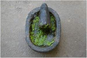 Mortero de piedra para moler especias del sur de la India de primera calidad, fabricado en acero inoxidable duradero, capacidad de 360ML, grado alimenticio para especias - Product Image 3