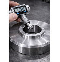 Embouts de rouleaux de convoyeur en acier inoxydable usinés par CNC, logement de roulement pour rouleaux de renvoi robustes, pièces de précision