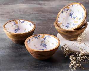 Corée du Sud logo personnalisé bois roulé jante éclaboussures salade fruits riz émaillé camping sucre émail bol à mélanger - Product Image 6