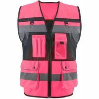 Chaleco de Trabajo Resistente para Invierno, Diseño Multibolsillos, Impermeable, Transpirable, de Secado Rápido, Tejido Resistente, Almacenamiento de Herramientas, Construcción