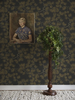 Papier peint pin vert foncé facile à décoller et à coller pour salon salle de télévision chambre décor application hospitalière