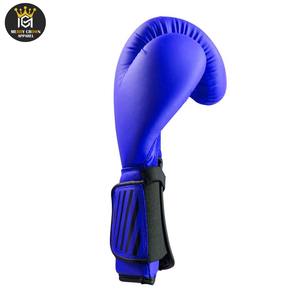 Guantes de boxeo de cuero duraderos personalizables con logotipo Muñeca con cordones de color sólido-Venta al por mayor - Product Image 2